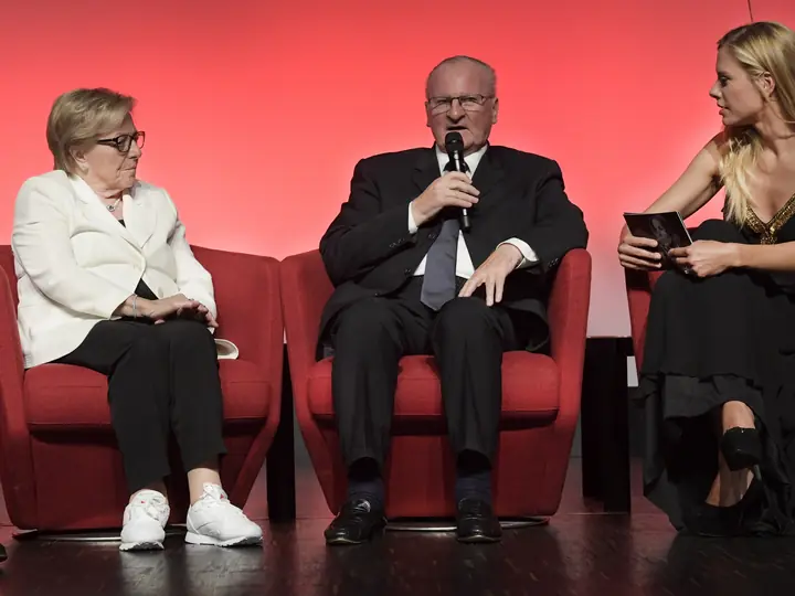 Podiumsgespräch mit Helene und Peter Galliker sen.
